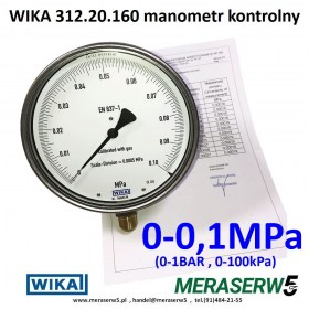 312.20.160 0-0,1MPa WIKA